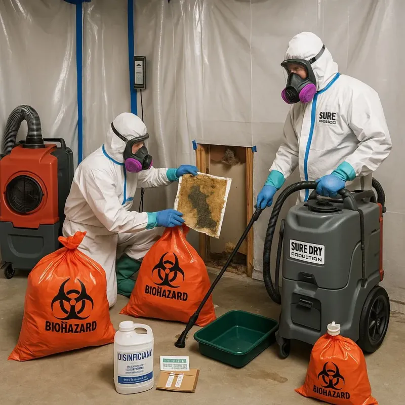 Contaminated Water Handling Protocols process in Clara City, MN